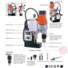 AGP 35MM MAGNETIC CORE DRILL 1100W 35MMX50MM SMD351H (FOC 1 PCS CUTTER)