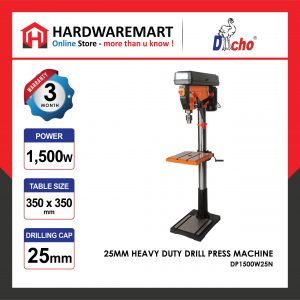 DACHO 25MM 1500W HEAVY DUTY DRILL PRESS MACHINE