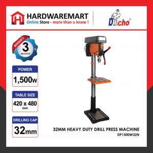 DACHO 32MM 1500W HEAVY DUTY DRILL PRESS
