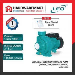 LEO ACM150B2 CENTRIFUGAL PUMP Pam Air Rumah Kolam [1 PHASE] (1500W/2HP/50MM)