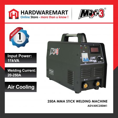 MAX-3 *250A MMA STICK WELDING MACHINE ADVARC250M1