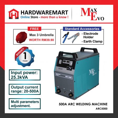MAXEVO ARC5000 500A ARC WELDING MACHINE