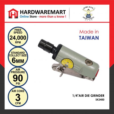 SUMO KING 1/4"AIR DIE GRINDER SK2400