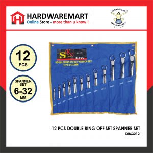 SUMO KING 12 PCS DOUBLE RING OFF SET SPANNER SET (6MM - 32MM)