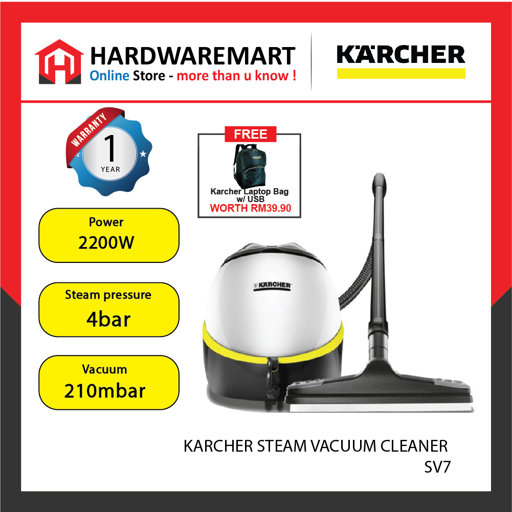Karcher SV7 Steam Vacuum Cleaner Malaysia Hardware Online Store