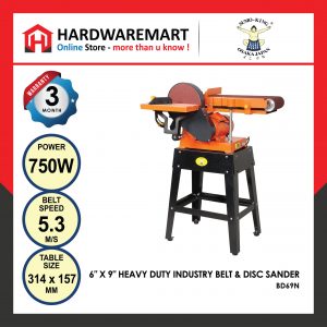 SUMO KING 6" X 9" HEAVY DUTY INDUSTRY BELT & DISC SANDER