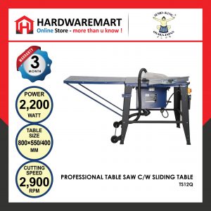 SUMO KING 2200W PROFESSIONAL TABLE SAW C/W SLIDING TABLE