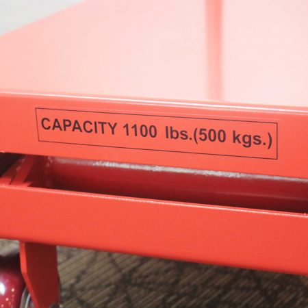 X5 500KGS Hydraulic Table Truck Lift Trolley Lifting Cart with Foot Pedal Repair car meja mengangkat kereta