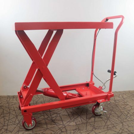 X5 500KGS Hydraulic Table Truck Lift Trolley Lifting Cart with Foot Pedal Repair car meja mengangkat kereta