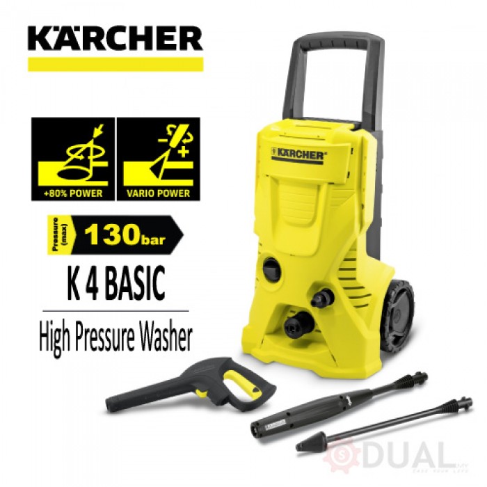 KARCHER K4 Basic 130bar High Pressure Cleaner Water Jet 1800W High Pressure  Washer Cleaning Equipment Kuala Lumpur (KL), Malaysia, Selangor, Setapak  Supplier, Suppliers, Supply, Supplies