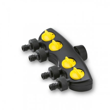 KARCHER FOUR WAY TAP ADAPTOR WITH 4 OUTLETS