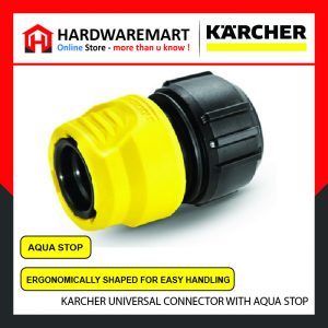 KARCHER UNIVERSAL CONNECTOR WITH AQUA STOP