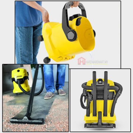 KARCHER WD4 WET & DRY MULTIPURPOSE VACUUM CLEANER (1000W/20L)