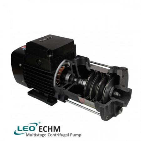 LEO ECHM4-60 MULTISTAGE CENTRIFUGAL PUMP Pam Air Rumah Kolam [1 PHASE] (1.5HP/117LMIN/32MM X 25MM)