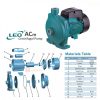 LEO ACM75 CENTRIFUGAL PUMP Pam Air Rumah Kolam [1 PHASE] (750W/100LMIN/25MM)
