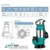 LEO XSP9-7/0.25L SEWAGE SUBMERSIBLE PUMP Pam Air Kumbahan [1 PHASE] (250W/150LMIN/32MM)