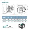 LEO LDP30-A DIESEL ENGINE WATER PUMP Pam Air Enjin Kilang (5.4HP/917LMIN/75MM)