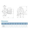 LEO XGM1A 1HP CENTRIFUGAL PUMP Pam Air Rumar Kolam [1 PHASE]