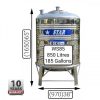 STAR WS85 STAINLESS STEEL WATER TANK (850L/185GAL)