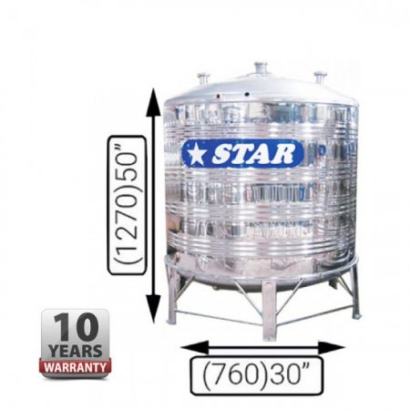 STAR WS30 STAINLESS STEEL WATER TANK (300L/66GAL)