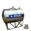 STAR HS60 STAINLESS STEEL WATER TANK HORIZONTAL WITH STAND (600L/132GAL)