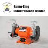[100% COPPER] SUMO KING 8" 650W HEAVY DUTY INDUSTRY BENCH GRINDER
