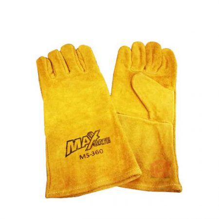 MAX-3 14" MAX-SAFE WELDING LEATHER HAND GLOVE MS-360