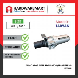 SUMO KING FILTER REGULATOR (FR833/FR834)