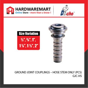 GROUND JOINT COUPLINGS - HOSE STEM ONLY (PCS)