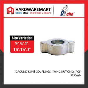 GROUND JOINT COUPLINGS - WING NUT ONLY (PCS)