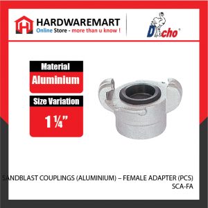SANDBLAST COUPLINGS (ALUMINIUM) - FEMALE ADAPTER (PCS)