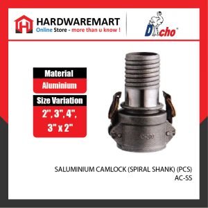 ALUMINIUM CAMLOCK (SPIRAL SHANK) (PCS)