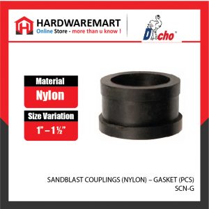 SANDBLAST COUPLINGS (NYLON) - GASKET (PCS)