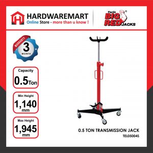 BIGRED 0.5 TON Heavy Duty Hydraulic Transmission Jack Garage Automotive Tools Car Vehicle Kereta Kenderaan Enjin