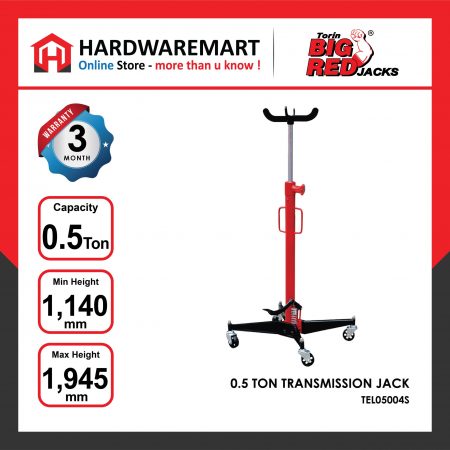 BIGRED 0.5 TON Heavy Duty Hydraulic Transmission Jack Garage Automotive Tools Car Vehicle Kereta Kenderaan Enjin
