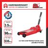 [43KG] BIGRED 3.5 TON Low Profile Heavy Duty Hybrid Lift Dual Pump Hydraulic Garage Floor Jack Repair car kereta kenderaan 千斤顶