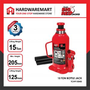 BIGRED 15 TON Hydraulic Bottle Jack Lifting Stand Emergency Vehicle Tool/Jek Hidraulik Kereta 油压千斤顶