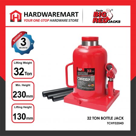BIGRED 15 TON Hydraulic Bottle Jack Lifting Stand Emergency Vehicle Tool/Jek Hidraulik Kereta 油压千斤顶