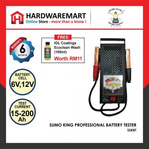 SUMO KING PROFESSIONAL BATTERY TESTER 12V