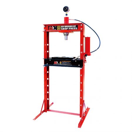 BIGRED 20 TON HYDRAULIC SHOP PRESS WITH GAUGE MANUAL PRESS MACHINE CAR BEARING DISASSEMBLY AUTO REPAIR MEMBAIKI KERETA