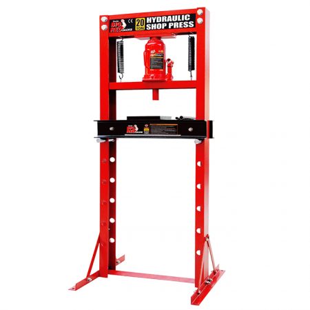 BIGRED 20 TON HYDRAULIC SHOP PRESS MANUAL PRESS HYDRAULIC MACHINE CAR BEARING DISASSEMBLY AUTO REPAIR MEMBAIKI KERETA