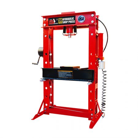 BIGRED 50 TON HYDRAULIC SHOP PRESS WITH GAUGE MANUAL PRESS MACHINE CAR BEARING DISASSEMBLY AUTO REPAIR MEMBAIKI KERETA