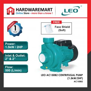 LEO AC150B2 CENTRIFUGAL PUMP Pam Air Rumah Kolam [3 PHASE] (1.5kW/2HP)