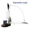 DACHO Heavy Duty FLOOR BURNISHER Multi functional Floor Polisher Floor Brusher 17inch Manual Scrubber (1.5HP/1800W)