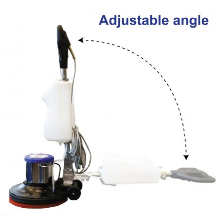 DACHO Heavy Duty FLOOR BURNISHER Multi functional Floor Polisher Floor Brusher 17inch Manual Scrubber (1.5HP/1800W)