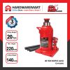 BIGRED 20 TON Hydraulic Bottle Jack Lifting Stand Emergency Vehicle Tool/Jek Hidraulik 千斤顶