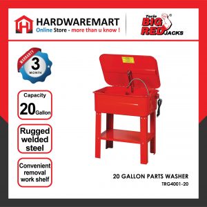 BIGRED 20 GALLON Automotive Car Parts Part Washer Cleaner Heavy Duty Kereta Pembersih