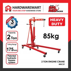 BIGRED 2 TON Hydraulic Engine Crane Garage Automotive Tools Car Vehicle Kereta Kenderaan