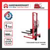 [HEAVY DUTY] BIGRED 1 Ton 1000KG Hand Pallet Stacker Manual Lifting Forklift operasi tangan kaki 手动叉车