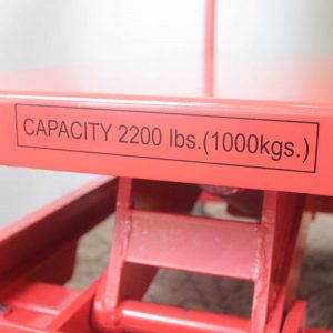 X5 1000KGS Hydraulic Table Truck Lift Trolley Lifting Cart with Foot Pedal Repair car meja mengangkat kereta